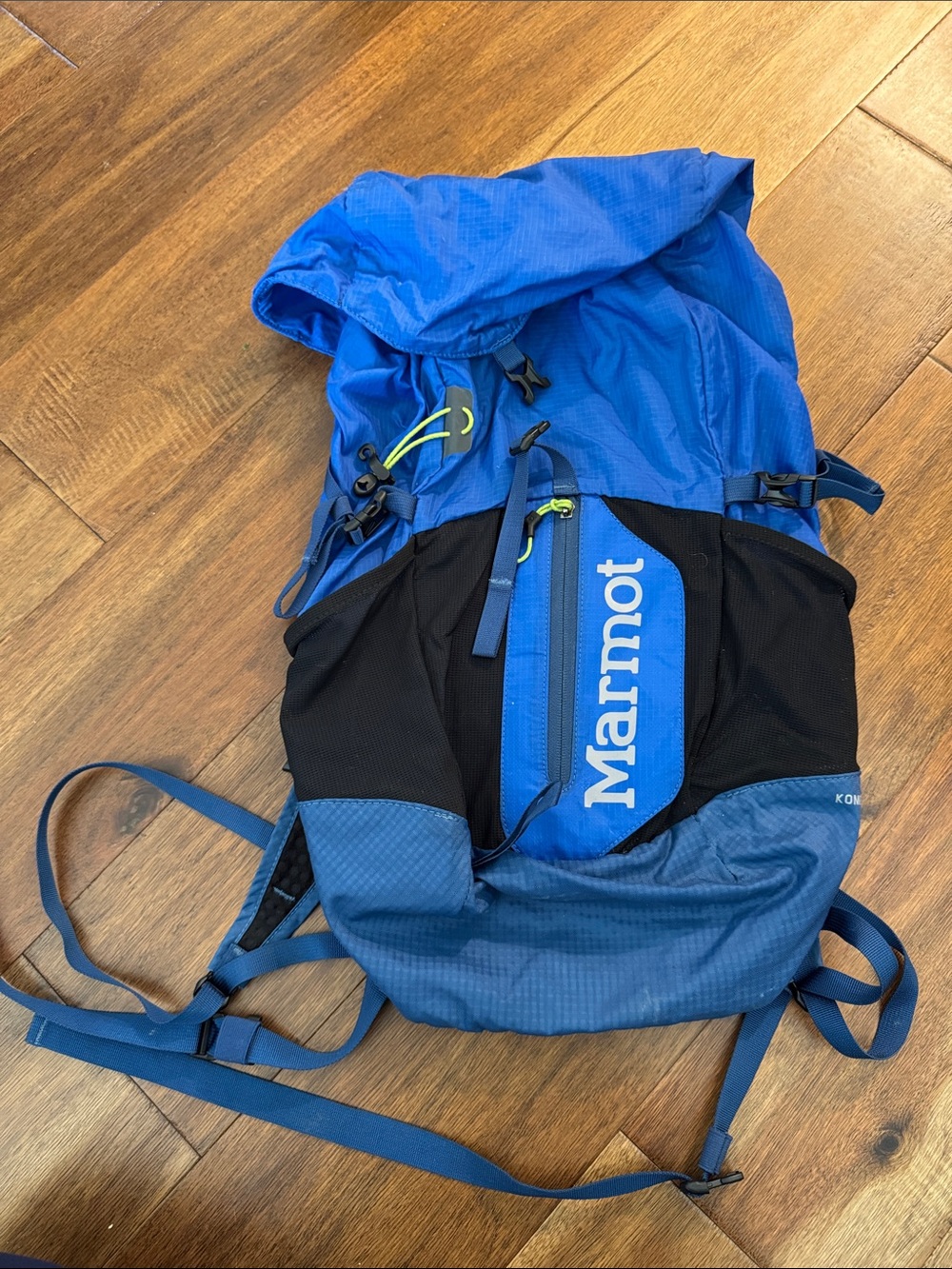 Marmot Blue and Black Trail Backpack
